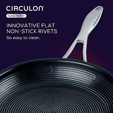 Circulon SteelShield C-Series 10-pc. Tri-Ply Clad Nonstick Cookware Plus Bonus Utensil Set