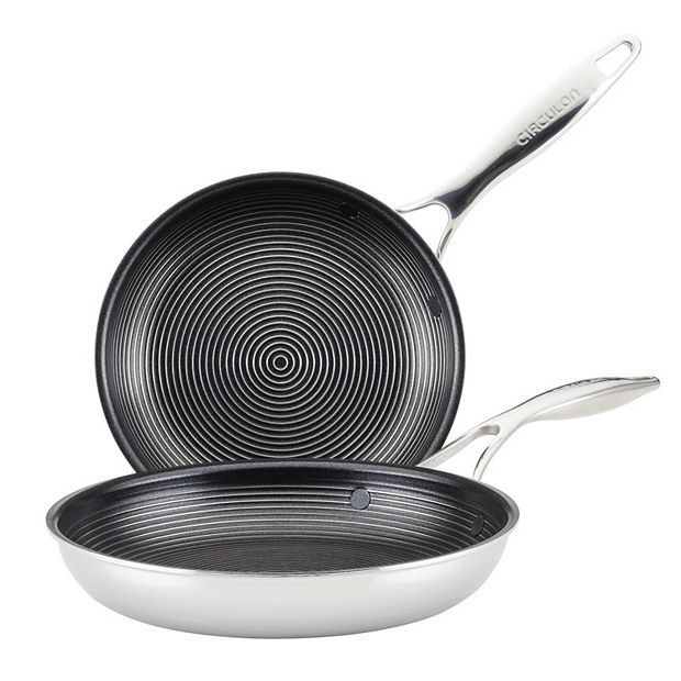 Circulon SteelShield C-Series Tri-Ply Clad Nonstick Frying Pan Set