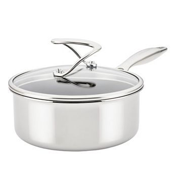 Circulon® SteelShield C-Series 2-qt Tri-Ply Clad Nonstick Saucepan with Lid