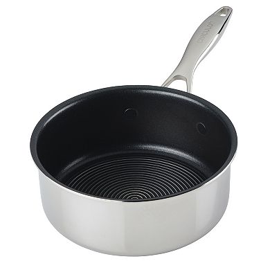 Circulon SteelShield C-Series 2-qt. Tri-Ply Clad Nonstick Saucepan with Lid