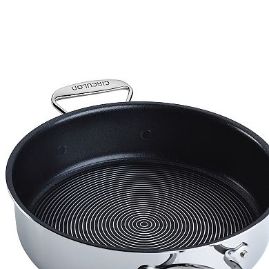 Circulon SteelShield C-Series 5-qt. Tri-Ply Clad Nonstick Saute Pan with Lid