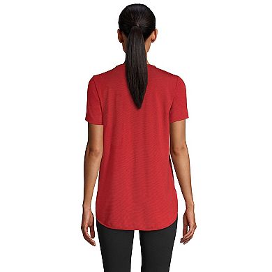 Petite Lands' End Moisture-Wicking UPF 50 Tunic Tee