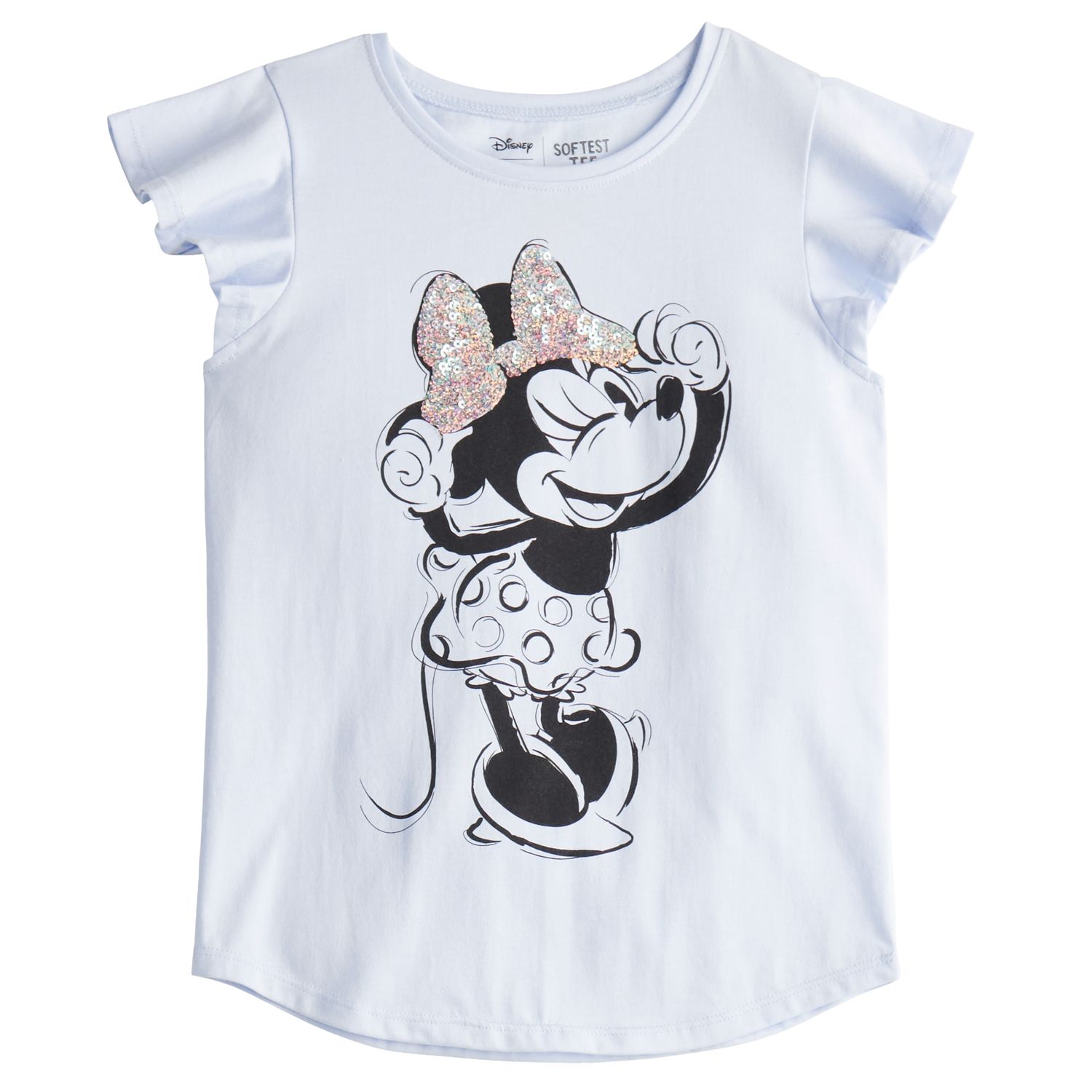 Image for Disney/Jumping Beans Disney's Minnie Mouse Toddler Girl Flutter Sleeve Tee by Jumping Beans® at Kohl's.