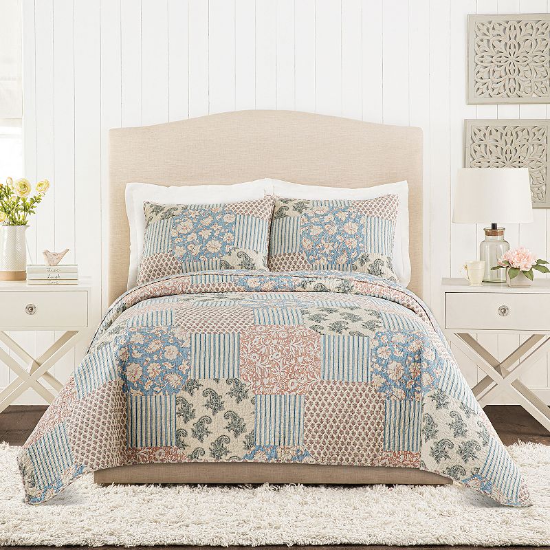 61164057 Mary Janes Home Provencal Rose Quilt Set with Sham sku 61164057