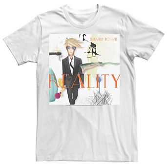Big & Tall David Bowie Reality Album Poster Tee