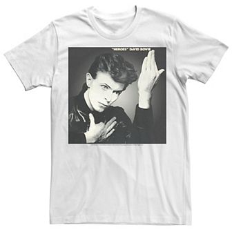 Big & Tall David Bowies Heroes Album Poster Tee