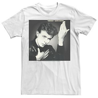 Big & Tall David Bowies Heroes Album Poster Tee