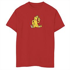 Boys Red Graphic Tees Cotton Kids Big Kids Tops & Tees - Tops, Clothing