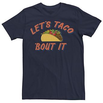 Big & Tall Taco Bout Humor Text Tee
