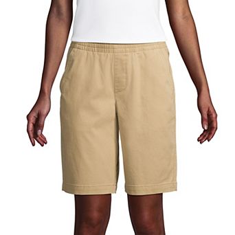 Petite Lands' End Pull-On Chino Bermuda Shorts