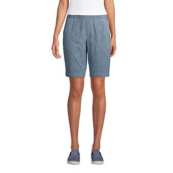 Petite Lands' End Pull-On Chino Bermuda Shorts