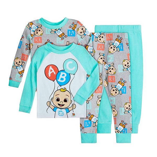 Baby Girl 4 Piece Pajama Set