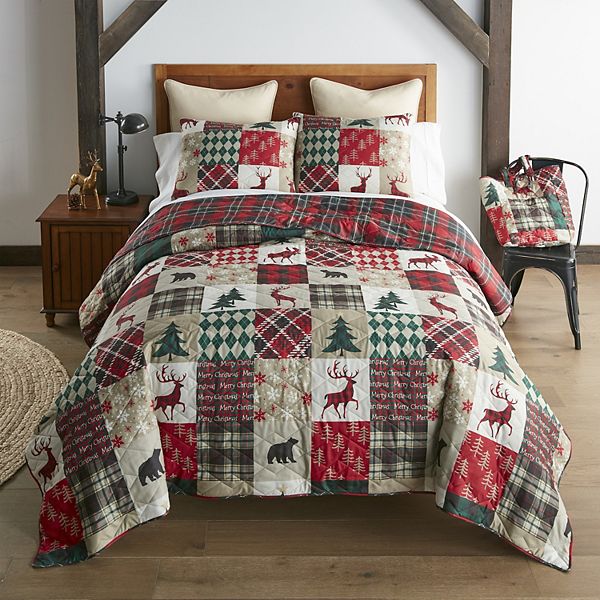 Donna Sharp Christmas Lodge Quilt Set