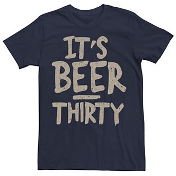 Big & Tall Beer Thirty Text Tee