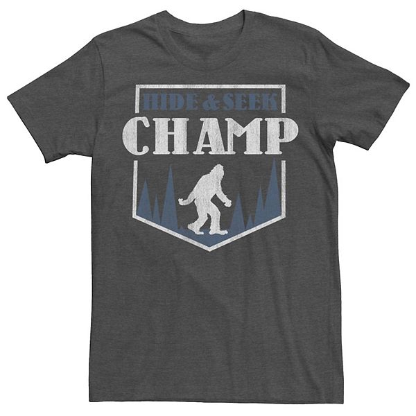 Big & Tall Hide & Seek Champ Bigfoot Tee