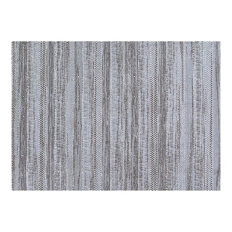 Couristan Nomad Boria Area Rug, Grey, 8X11 Ft