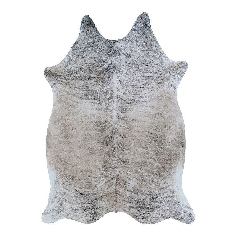 Couristan Prairie Hides Oslo Area Rug, Beig/Green, 6X8 Ft