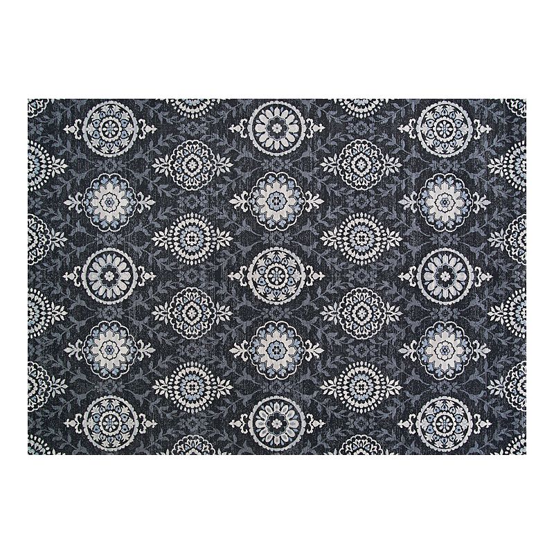 Couristan Sultan Treasures Kash Area Rug, Grey, 8X11 Ft