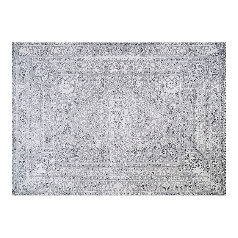 Couristan Brocatelle Belle Fleur Area Rug, Grey, 5X7.5 Ft Create captivating allure with this stunning Couristan Brocatelle Belle Fleur area rug. Create captivating allure with this stunning Couristan Brocatelle Belle Fleur area rug. Face-to-face Wilton woven with a high-low texture, soft feel, & soothing appearanceCONSTRUCTION & CARE Heat-set Courtron polypropylene; shrink Polyester Woven pile Pile height: 0.354'' Spot clean only Imported Manufacturer's 1-year limited warranty. For warranty information please click here Attention: All rug sizes are approximate and should measure within 2-6 inches of stated size. Pattern may also vary slightly. This rug does not have a slip-resistant backing. Rug pad recommended to prevent slipping on smooth surfaces. Click here to shop our full selection. Size: 5X7.5 Ft. Color: Grey. Gender: unisex. Age Group: adult.