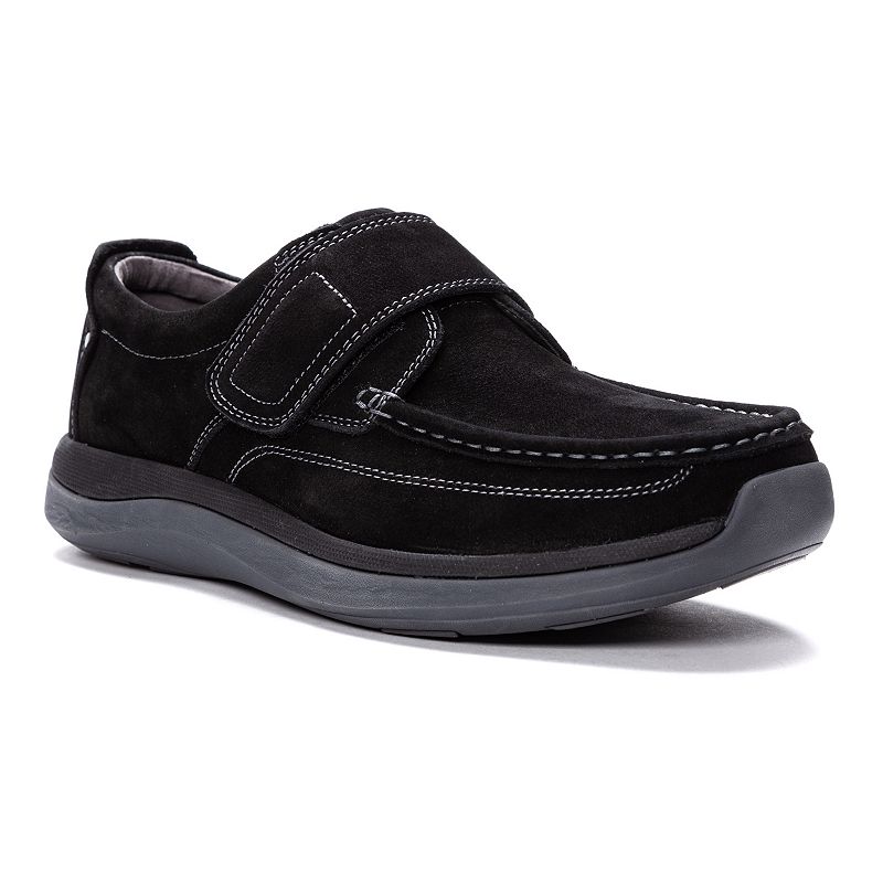 Propet Porter Men's Leather Loafer Shoes, Size: 10.5, Black