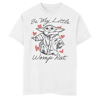 Boys 6-20 Star Wars: The Mandalorian The Child aka Baby Yoda Valentine's Day Womp Graphic Tee