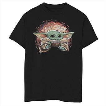 Boys 8-20 Star Wars The Mandalorian Sipping Starries Graphic Tee