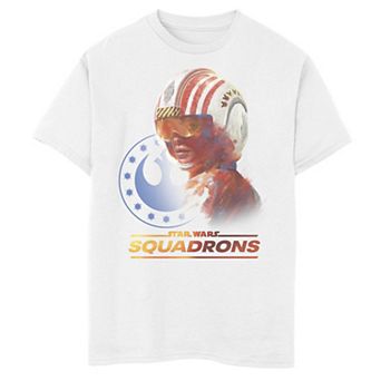 Boys 6-20 Star Wars: Squadrons Rebel Pilot Logo Graphic Tee