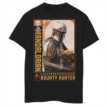 Boys 6-20 Star Wars: The Mandalorian Legendary Bounty Hunter Poster Graphic Tee