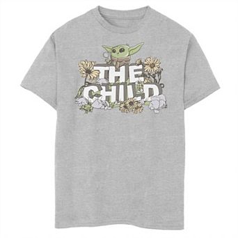 Boys 8-20 Star Wars The Mandalorian Vintage Flower Child Graphic Tee