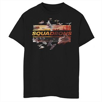Boys 6-20 Star Wars: Squadrons Ship Logo Graphic Tee