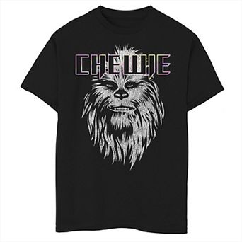 Boys 6-20 Star Wars Chewie Neon Logo Graphic Tee
