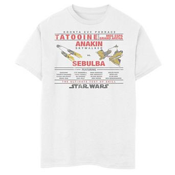 Boys 8-20 Star Wars Anakin Vs Sebulba Poster Graphic Tee