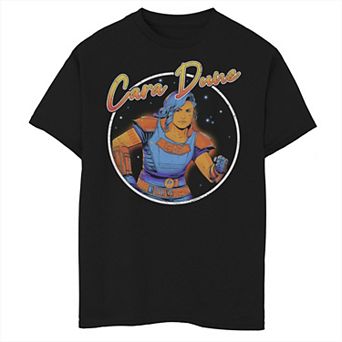 Boys 6-20 Star Wars: The Mandalorian Cara Dune 80s Hero Portrait Graphic Tee