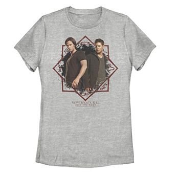 Juniors' Supernatural Join The Hunt Geometric Portrait Tee