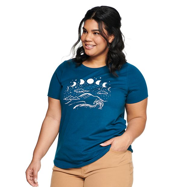 kohls womens graphic t shirts