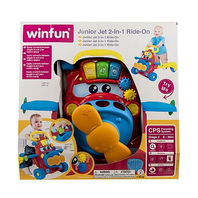 Winfun Junior Jet 2-in-1 Ride On Toy