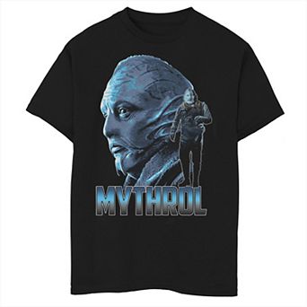Boys 8-20 Star Wars: The Mandalorian Mythrol Portrait R12 Graphic Tee