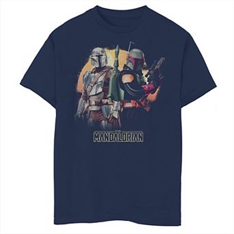 Boys 8-20 Star Wars: The Mandalorian & Boba Fett Team Up R15 Graphic Tee