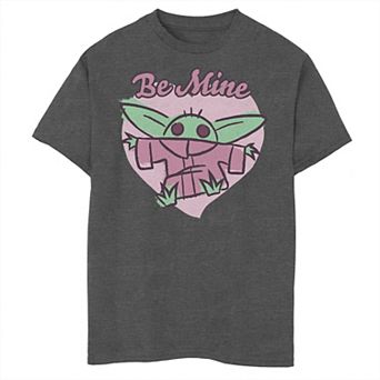 Boys 6-20 Star Wars: The Mandalorian The Child aka Baby Yoda Valentine's Day Be Mine Graphic Tee