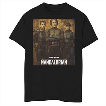 Boys 8-20 Star Wars: The Mandalorian Season 2 Bo-Katan Group Poster Graphic Tee