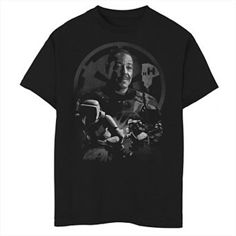 Boys 6-20 Star Wars: The Mandalorian Moff Gideon Empire Mashup R12 Graphic Tee