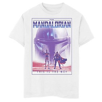 Boys 8-20 Star Wars: The Mandalorian & IG-11 This Is The Way Poster Graphic Tee