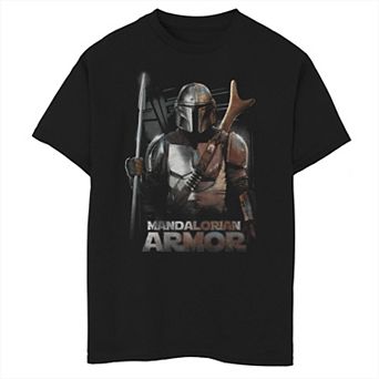 Boys 8-20 Star Wars: The Mandalorian Beskar Armor R16 Graphic Tee