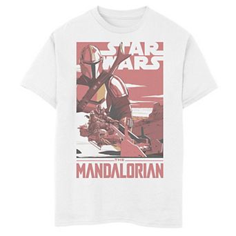 Boys 6-20 Star Wars The Mandalorian Mad Mando Poster Graphic Tee