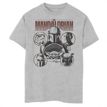 Boys 8-20 Star Wars The Mandalorian Favored Odds Group Shot Graphic Tee