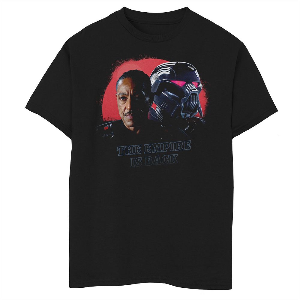 Boys 6-20 Star Wars: The Mandalorian The Empire Is Back R16 Graphic Tee