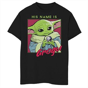 Boys 6-20 Star Wars: The Mandalorian His Name Is Grogu Graphic Tee