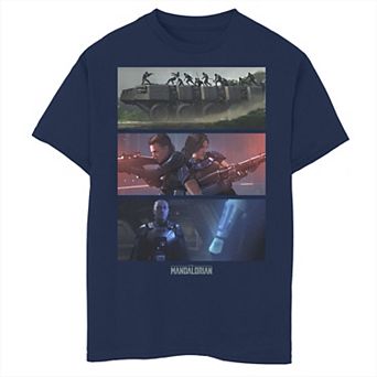 Boys 6-20 Star Wars: The Mandalorian Chapter 15 Story Panels R15 Graphic Tee