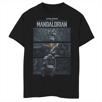 Boys 8-20 Star Wars: The Mandalorian Speeder Panels R12 Graphic Tee