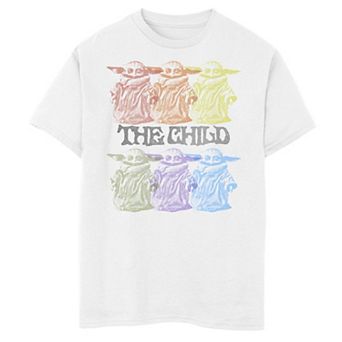Boys 6-20 Star Wars The Mandalorian Vintage Innocence Rainbow Graphic Tee